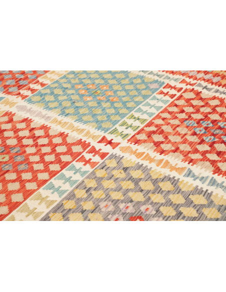 Kilim 208x298 Cm Kilim Afghanistan Hand-carded Wool Cotton