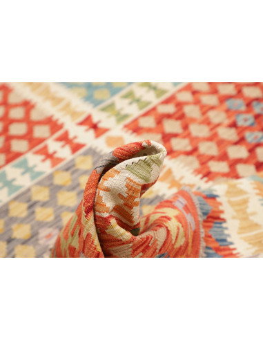 Kilim 208x298 Cm Kilim Afghanistan Hand-carded Wool Cotton