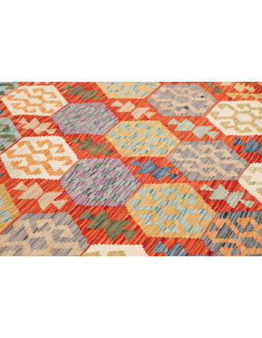 Kilim 207x301 Cm Kilim Afghanistan Lana Cardata A Mano