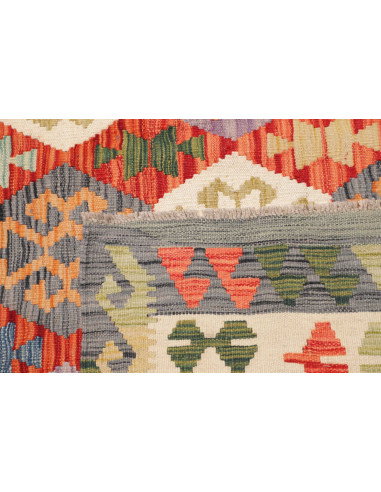Kilim 207x301 Cm Kilim Afghanistan Hand-carded Wool