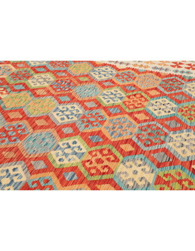 Kilim 209x301 Cm Kilim Afghanistan, Hand-carded Wool (warp: