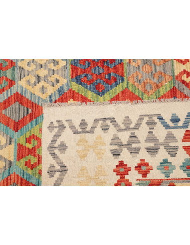 Kilim 209x301 Cm Kilim Afghanistan, Hand-carded Wool (warp: