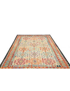 Kilim 203x294 Cm Kilim Afghanistan Lana Cardata A Mano 2