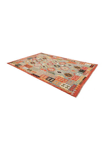 Kilim 209x315 Cm Kilim, Afghanistan, Lana Cardata A Mano,