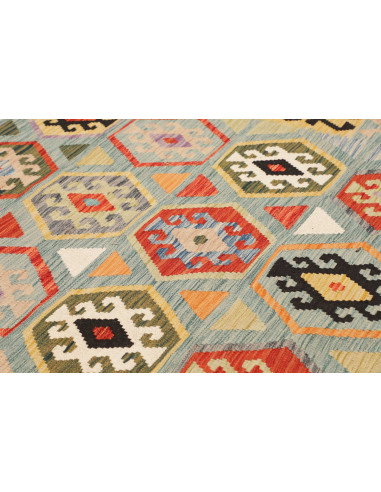 Kilim 209x315 Cm Kilim, Afghanistan, Lana Cardata A Mano,