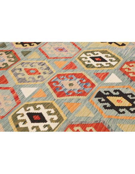 Kilim 209x315 Cm Kilim, Afghanistan, Lana Cardata A Mano,