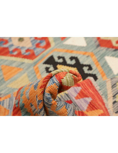 Kilim 209x315 Cm Kilim, Afghanistan, Lana Cardata A Mano,