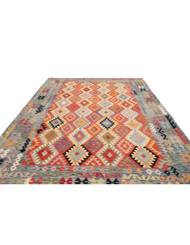 Kilim 256x354 Cm Kilim, Afghanistan, Hand-carded Wool (warp: