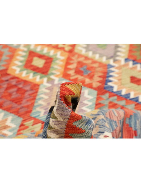 Kilim 256x354 Cm Kilim, Afghanistan, Lana Cardata A Mano