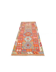 Kilim 82x245 Cm Kilim Afghanistan, Hand-carded Wool, Cotton 2
