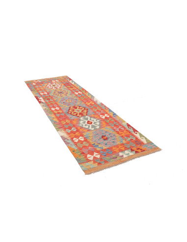 Kilim 82x245 Cm Kilim Afghanistan, Hand-carded Wool, Cotton
