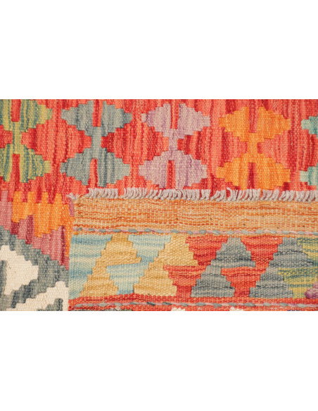 Kilim 82x245 Cm Kilim Afghanistan, Hand-carded Wool, Cotton