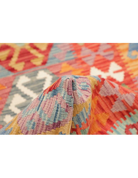 Kilim 82x245 Cm Kilim Afghanistan, Hand-carded Wool, Cotton