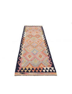 Kilim 77x250 Cm Kilim, Afghanistan, Hand-carded Wool, Cotton 2