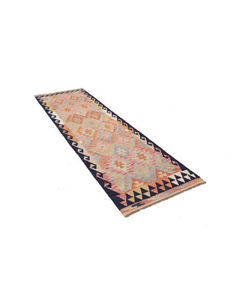 Kilim 77x250 Cm Kilim, Afghanistan, Hand-carded Wool, Cotton