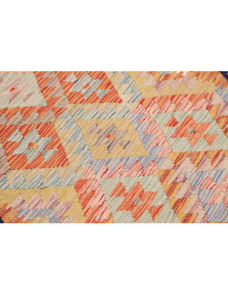 Kilim 77x250 Cm Kilim, Afghanistan, Hand-carded Wool, Cotton