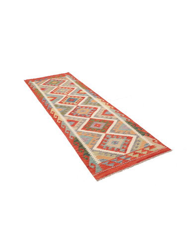 Kilim 81x243 Cm Kilim, Afghanistan, Lana Cardata A Mano