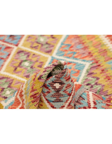 Kilim 102x140 Cm Kilim, Afghanistan, Hand-carded Wool (warp: