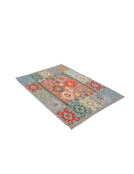 Kilim 104x148 Cm Kilim Afghanistan Hand-carded Wool (warp: