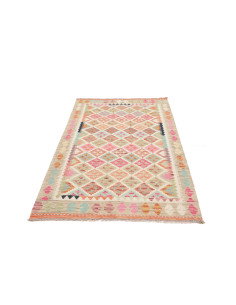 Kilim 105x196 Cm Kilim Afghanistan Lana Cardata A Mano 2