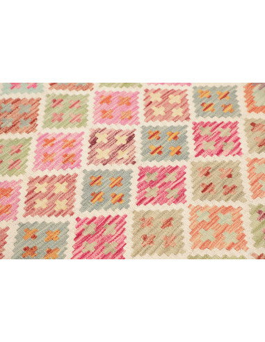 Kilim 105x196 Cm Kilim Afghanistan Lana Cardata A Mano