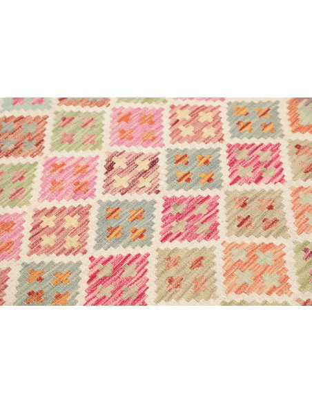 Kilim 105x196 Cm Kilim Afghanistan Hand-carded Wool (warp