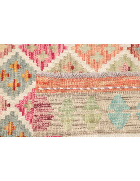 Kilim 105x196 Cm Kilim Afghanistan Lana Cardata A Mano