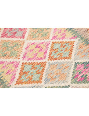 Kilim 99x200 Cm Kilim, Afghanistan, Lana Cardata A Mano
