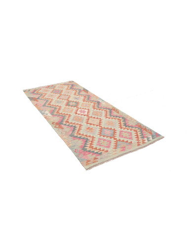 Kilim 97x207 Cm Kilim, Afghanistan, Hand-carded Wool (warp: