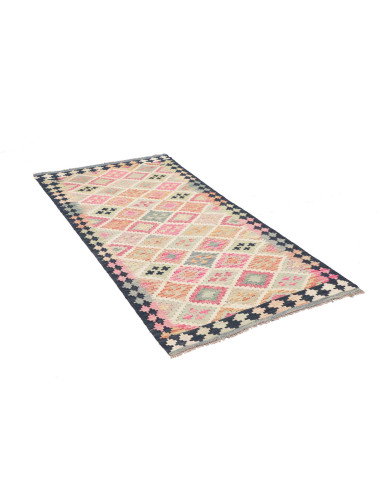 Kilim 96x195 Cm Kilim, Afghanistan, Hand-carded Wool (warp