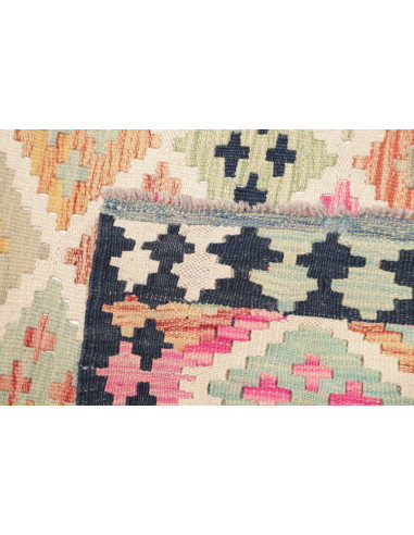 Kilim 96x195 Cm Kilim, Afghanistan, Lana Cardata A Mano