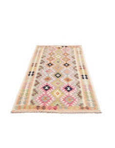 Kilim 104x198 Cm Kilim, Afghanistan, Hand-carded Wool (warp: 2