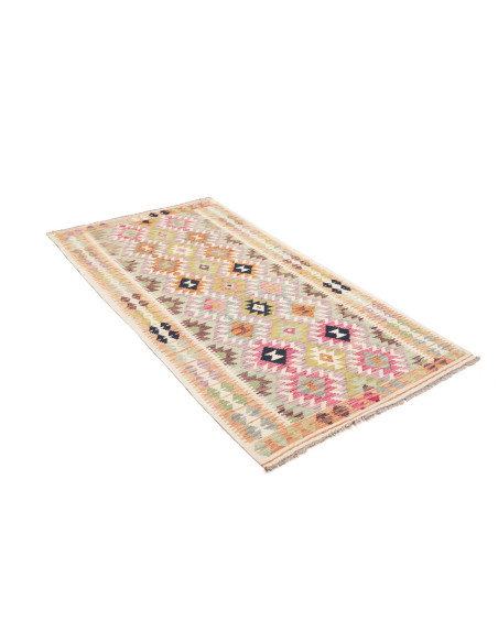 Kilim 104x198 Cm Kilim, Afghanistan, Lana Cardata A Mano