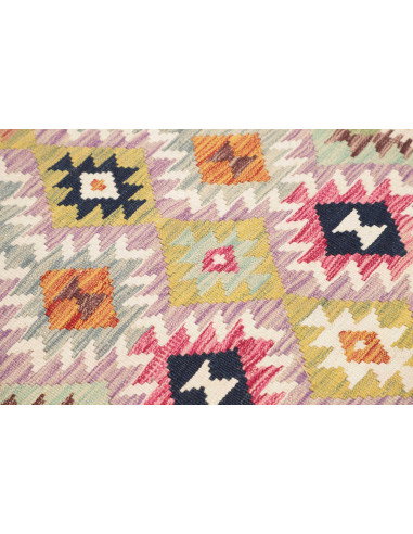 Kilim 104x198 Cm Kilim, Afghanistan, Lana Cardata A Mano
