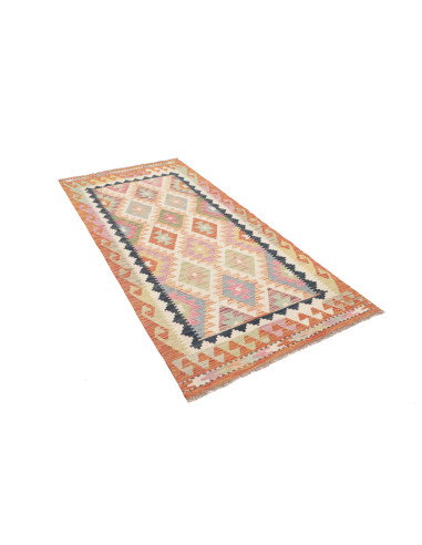 Kilim 97x206 Cm Kilim, Afghanistan, Hand-carded Wool With