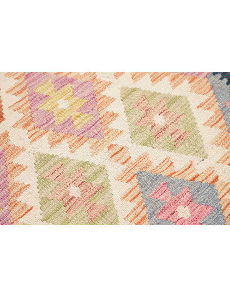 Kilim 97x206 Cm Kilim, Afghanistan, Hand-carded Wool With