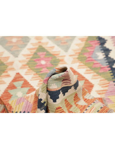 Kilim 97x206 Cm Kilim, Afghanistan, Hand-carded Wool With