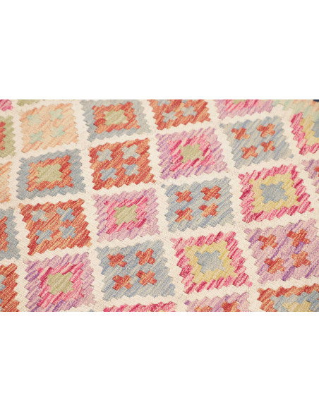 Kilim 104x197 Cm Kilim, Afghanistan, Hand-carded Wool (warp:
