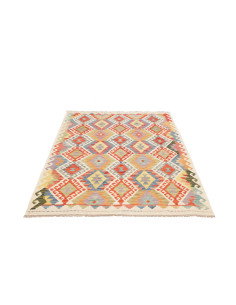 Kilim 127x176 Cm Kilim, Afghanistan, Hand-carded Wool (warp: 2