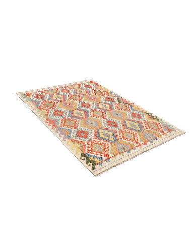 Kilim 127x176 Cm Kilim, Afghanistan, Hand-carded Wool (warp: