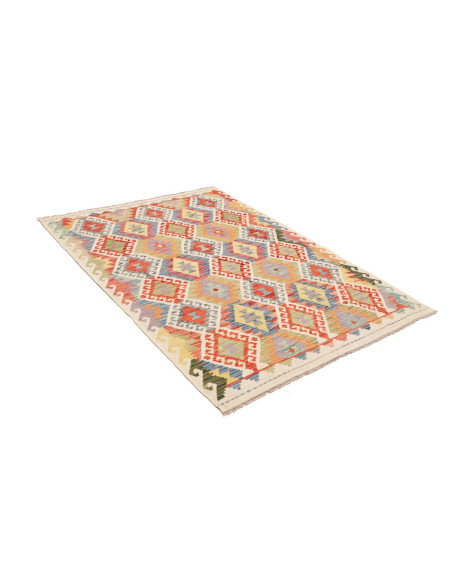 Kilim 127x176 Cm Kilim, Afghanistan, Lana Cardata A Mano