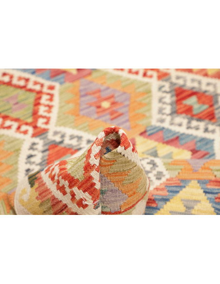 Kilim 127x176 Cm Kilim, Afghanistan, Lana Cardata A Mano