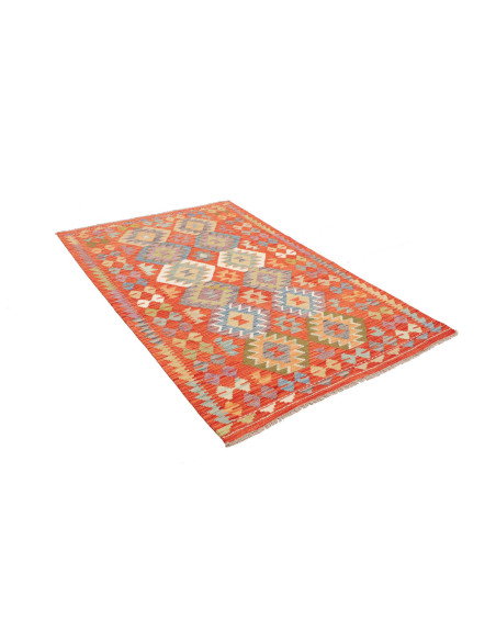 Kilim 122x181 Cm Kilim Afghanistan Hand-carded Wool (warp: