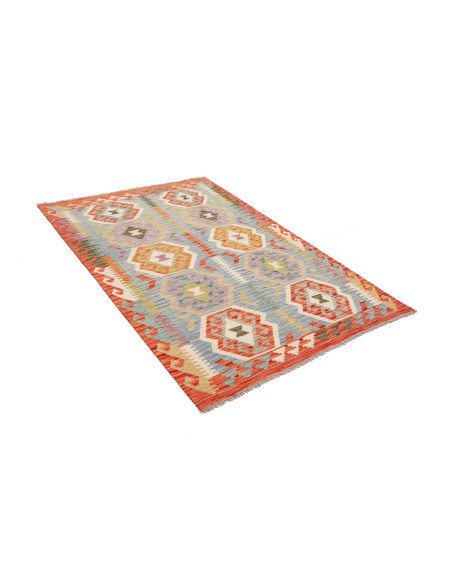 Kilim 123x180 Cm Kilim Afghanistan, Lana Cardata A Mano