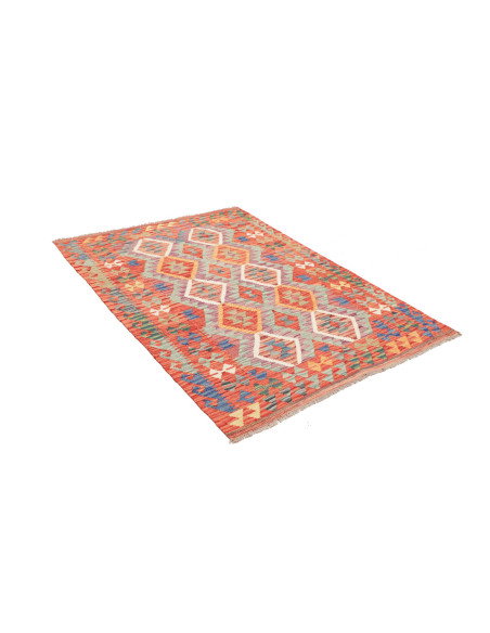Kilim 126x176 Cm Kilim, Afghanistan, Lana Cardata A Mano,