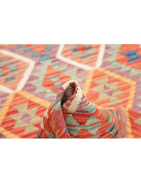 Kilim 126x176 Cm Kilim, Afghanistan, Lana Cardata A Mano,