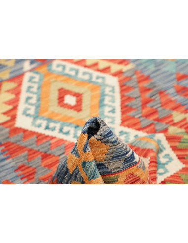 Kilim 127x182 Cm Kilim, Afghanistan, Lana Cardata A Mano