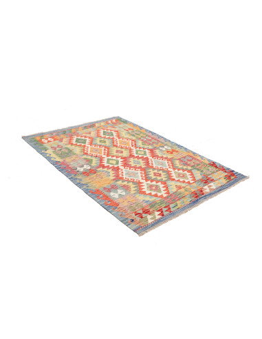 Kilim 125x175 Cm Kilim, Afghanistan, Hand-carded Wool (warp: