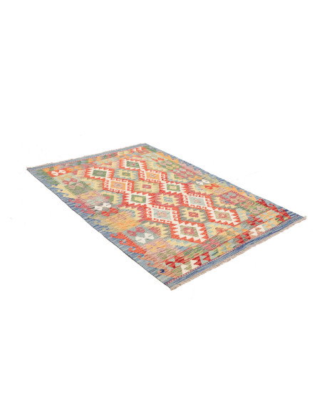Kilim 125x175 Cm Kilim, Afghanistan, Lana Cardata A Mano