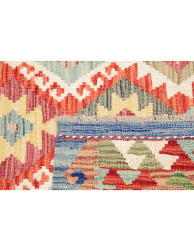 Kilim 125x175 Cm Kilim, Afghanistan, Hand-carded Wool (warp: